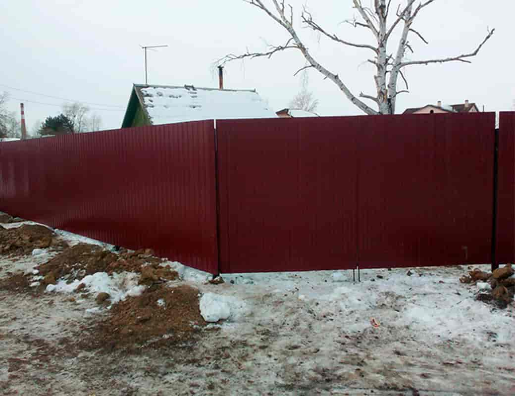 фото забора
